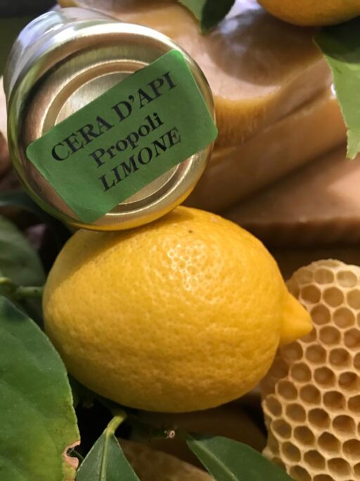 crema di cera d'api propoli e limone