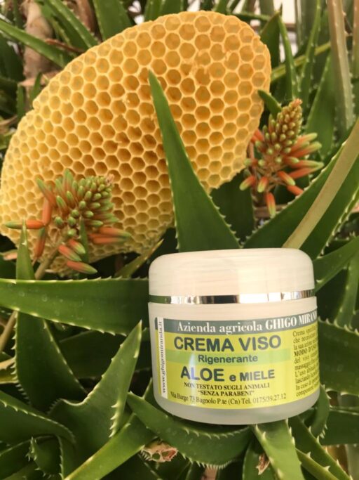 crema viso all'aloe e miele
