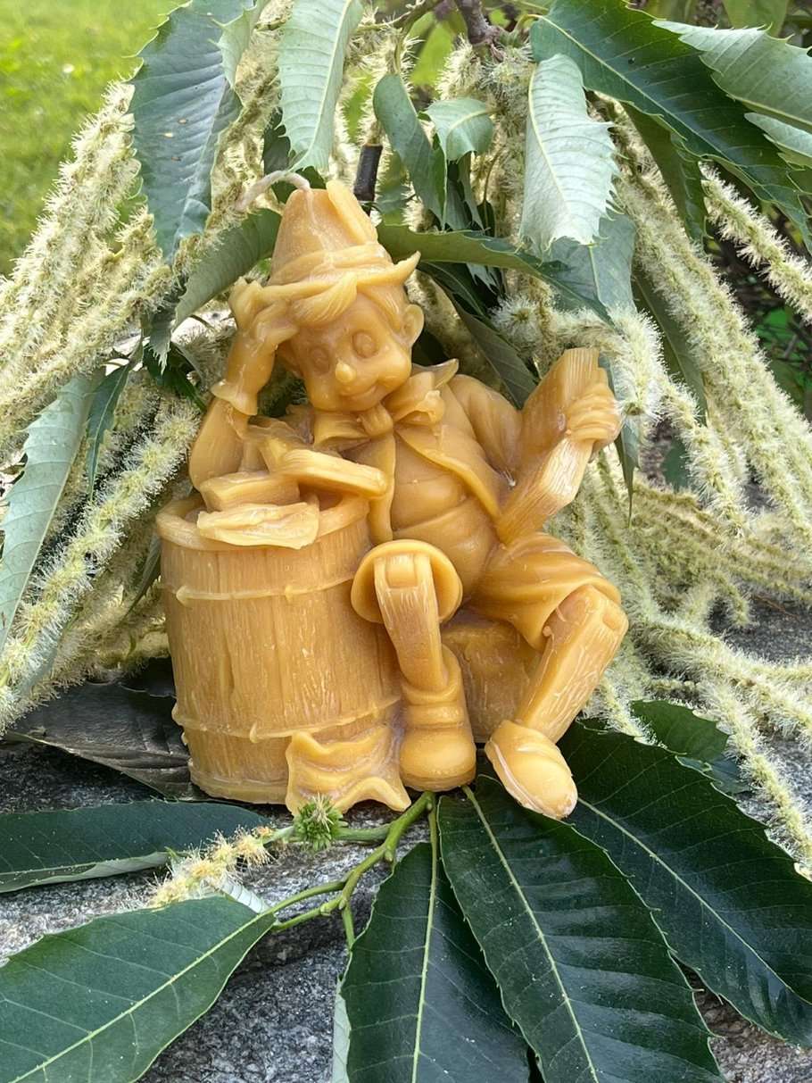 Candela Pinocchio in cera d’api (Art.232)