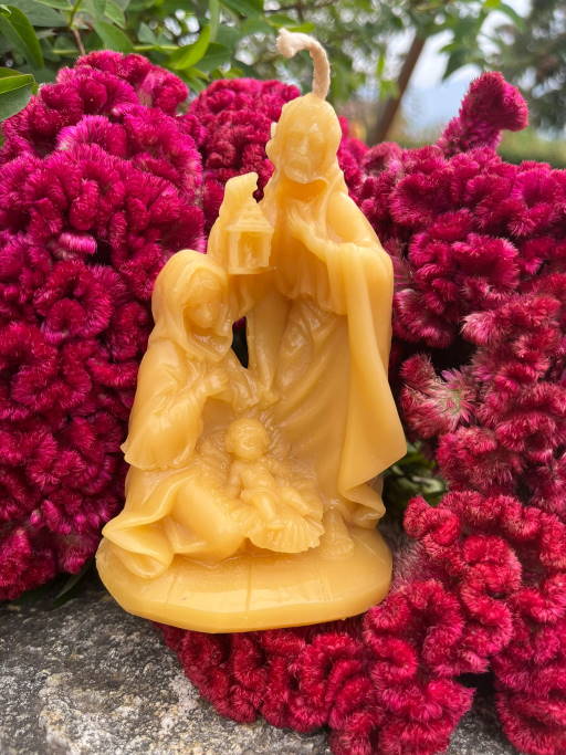 Candela cera d'api presepe grande