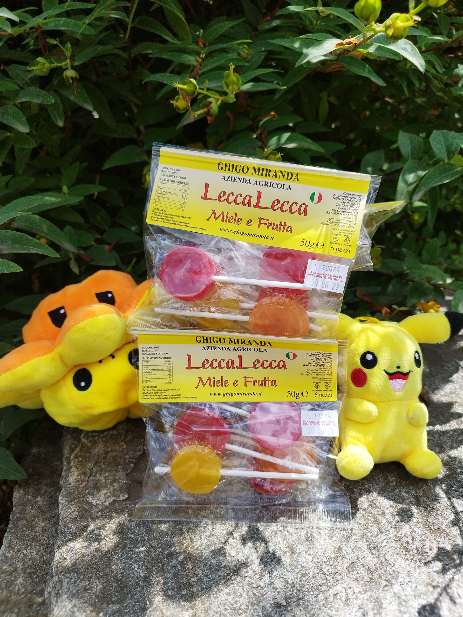 lecca lecca miele e frutta