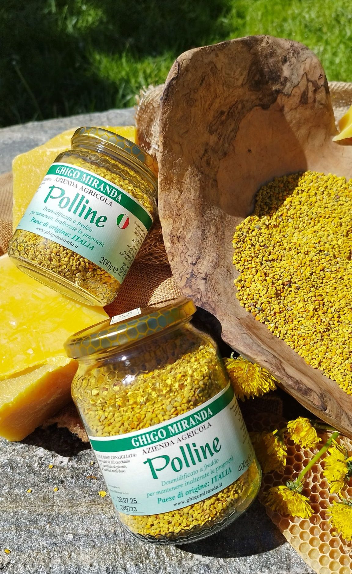 polline italiano deumidificato a freddo